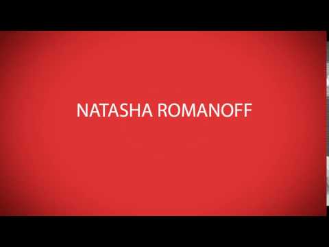 How to pronounce NATASHA ROMANOFF [Marvel characters]