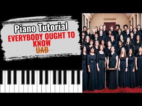 Everybody Ought to Know Piano Performance Video