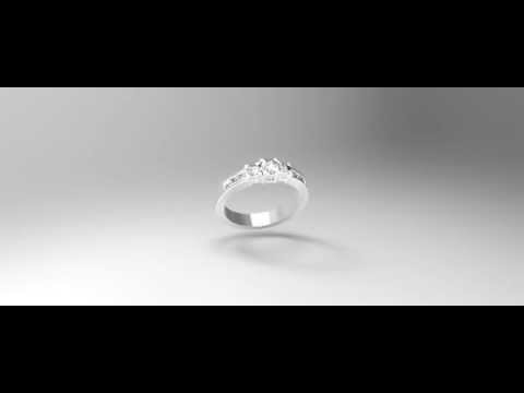 DIAMOND TRILOGY RING R226