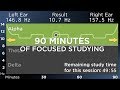 [v1] 90 Minutes of Focused Studying: The Best Binaural Beats