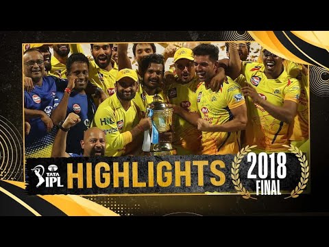 CSK vs SRH 2018 IPL Final Match Vivo IPL Highlights #ipl #ipl2024 #iplhighlights #csk #srh