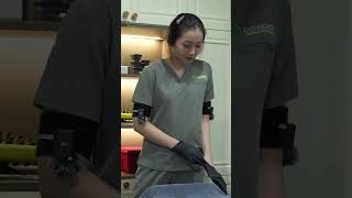 She great deep tissue massage skills 🔥 #asmr #massage #relaxing #massagetherapy