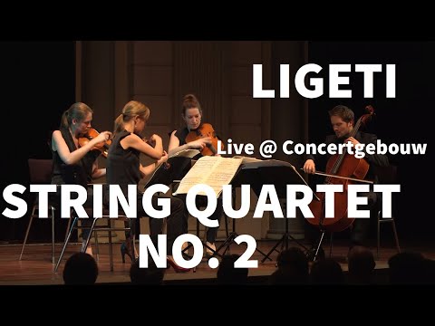 Ligeti - String Quartet no. 2 | Dudok Quartet live at the Concertgebouw