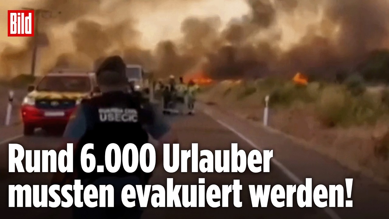 KRETA: Massive Waldbrände in Südeuropa! Zwei Feuerwehrleute kamen bei Rettungsversuch ums Leben!