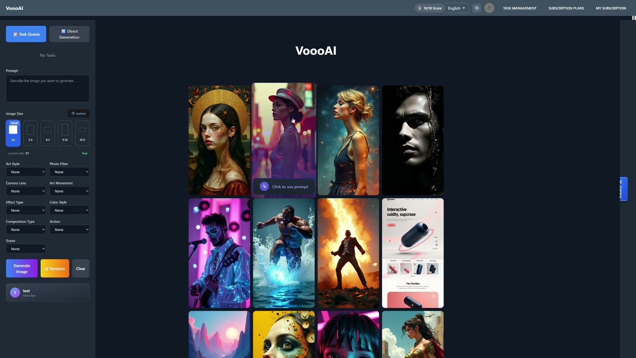 Free, unlimited, and multi tasking AI image generator