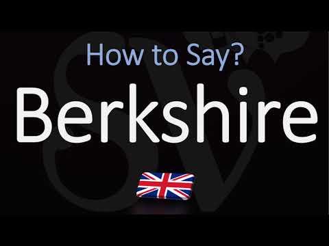 How to Pronounce Berkshire? (CORRECTLY) English County Name Pronunciation