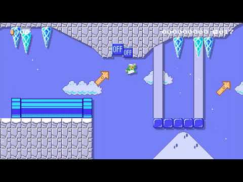 Snowy Speedrun (20 sec) by Mocolucus - Super Mario Maker 2 - No Commentary 1by