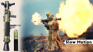 M3 Carl Gustav Recoilless Rifle Firing | Training Footage |  Extreme Slow Motion | Test Fire