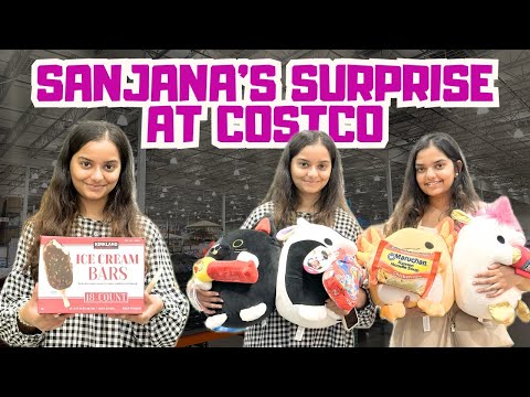 Sanjana's wait is finally over: shopping Costco lo evening Family Vlogs|| Telugu Vlogs in USA || A&C