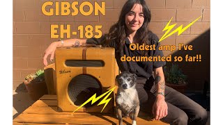 Video thumbnail for Gibson EH185 Restoration | 1939-1940 Era Guitar Amplifier by Fazio Electric