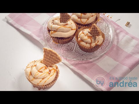 The best Dutch stroopwafel cupcakes ever! {easy recipe}