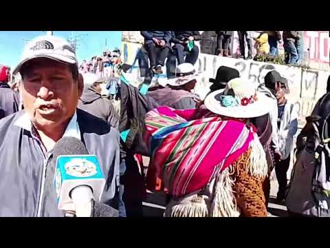 SECTORES SOCIALES DESCIENDEN A LA PAZ EXIGIENDO LA RENUNCIA DE RODRIGO PAZ 