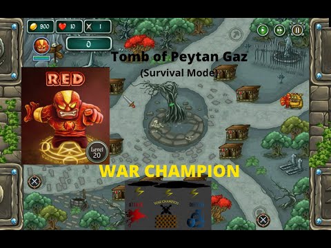 Incursion The Thing - Tomb of Peytan Gaz - Survival Mode 62 Waves (Is hero Red the best?)