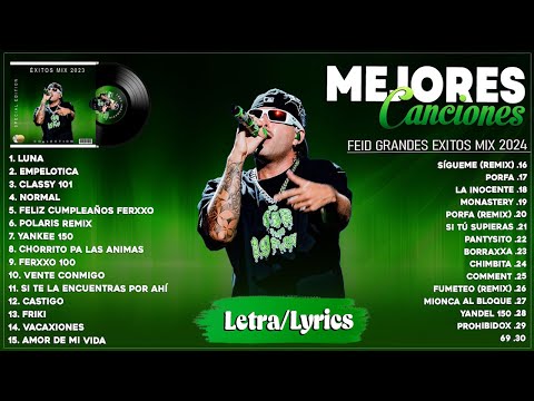 Feid 2024 (Letra/Lyrics) - Mejores Canciones de Feid - Grandes Éxitos De Feid - Mix Reggaeton 2024