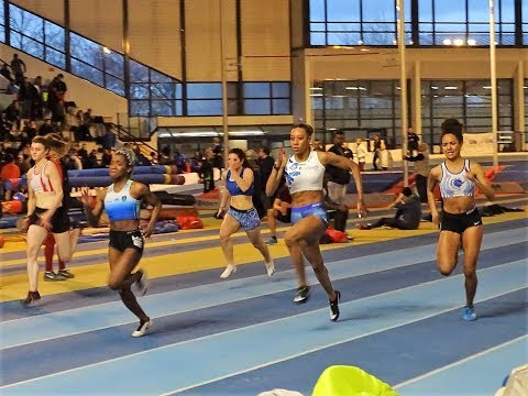 60m Les série  - Salle/ESF - Championnats régionaux en salle Espoirs Seniors EAUBONNE, 20/01/2018