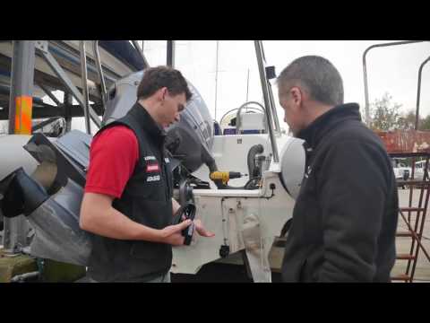 Simrad GO7 and RS35 Rib Install