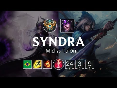 Syndra Mid vs Talon - BR Challenger Patch 8.21