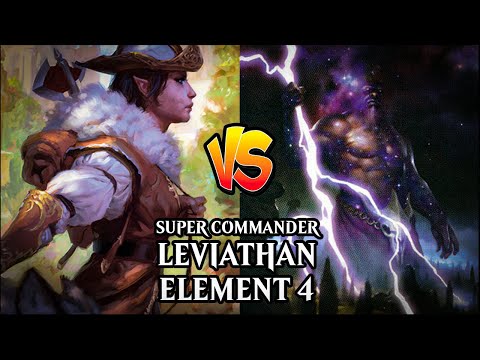 Super Commander Leviathan - Selvala, Heart of the Wilds vs. Keranos, God of Storms