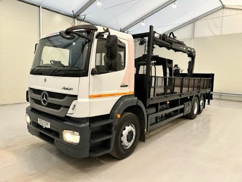 CE12 CPF - Mercedes Axor 2529 6x2 Rear Lift Brick Grab | Law Truck Centre UK