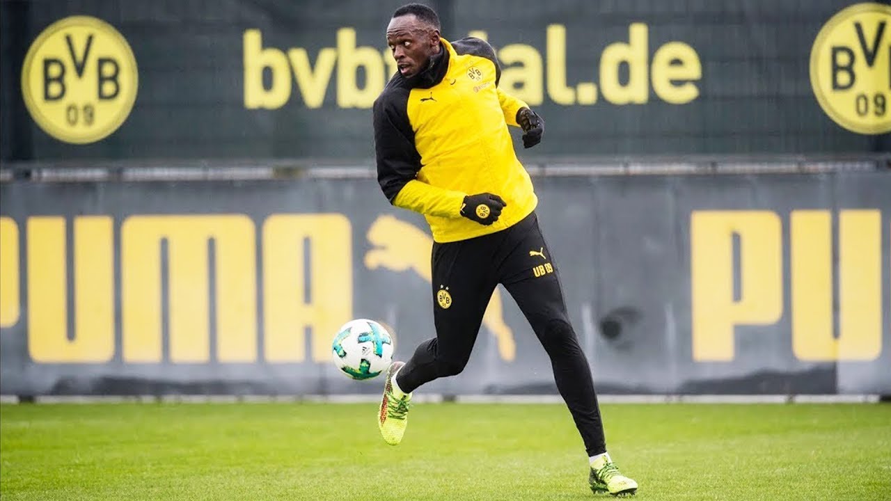 Usain Bolt's Full Training Session with Borussia Dortmund! | #BVBolt
