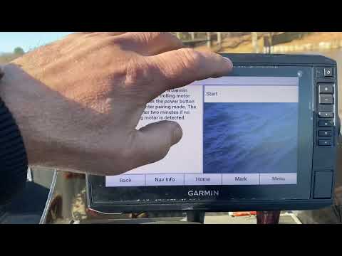 HOW TO LINK THE GARMIN FORCE TO YOUR GARMIN FISHFINDER IN UNDER 1 MINUTE
