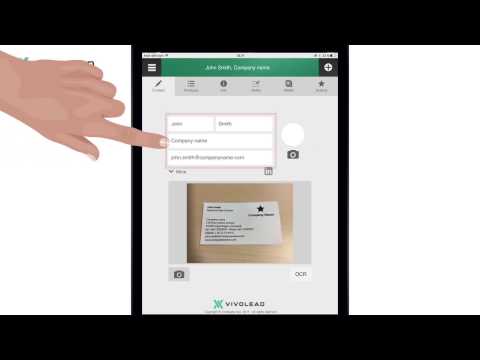 VivoLead OCR video tutorial