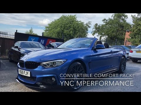 NEW IN AT YNC 420D CONVERTIBLE M SPORT YG15FJY (Both Comfort Packs!!)