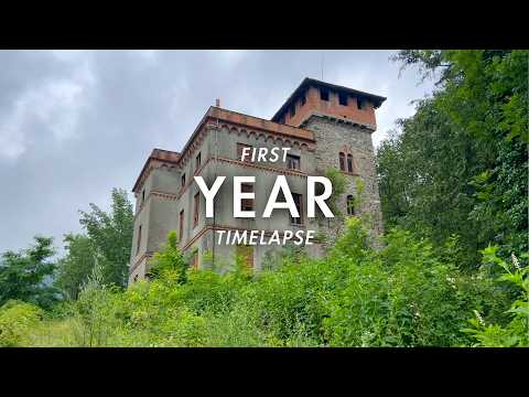 Renovating an abandoned Villa in Italy || Year 1 TIMELAPSE