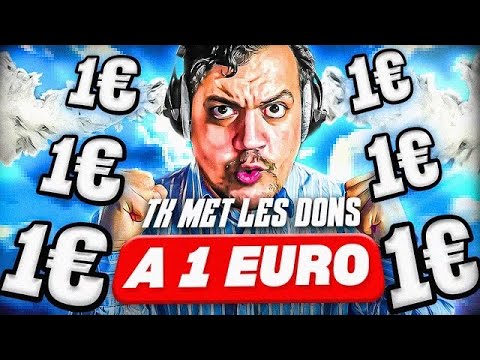 TK MET LES DONS À 1€ 🤑🤯 LES ABONNÉS SE DÉCHAÎNENT 😂 - BESTOF THEKAIRI78