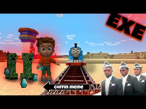 Traps for PAW PATROL and THOMAS THE TANK ENGINE.EXE in Minecraft - Coffin Meme