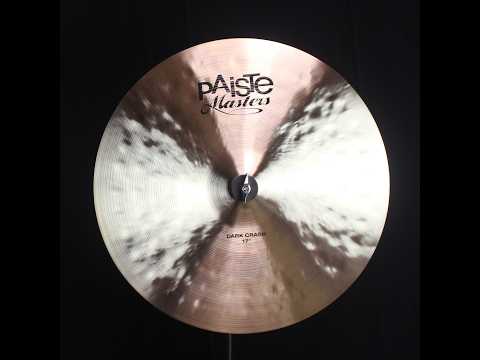 Paiste 17" Masters Dark Crash - 1160g (video demo) imagen 2