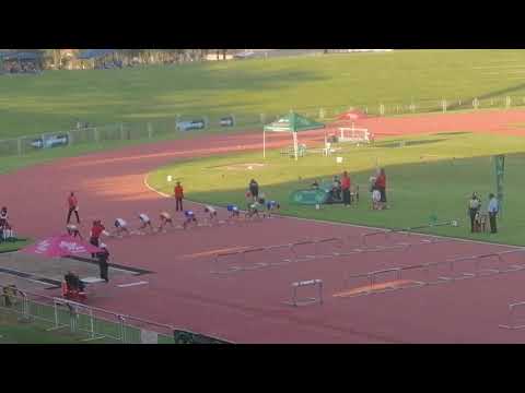 Jaydin Fritz 80m Hurdles under 13 SASA Finals