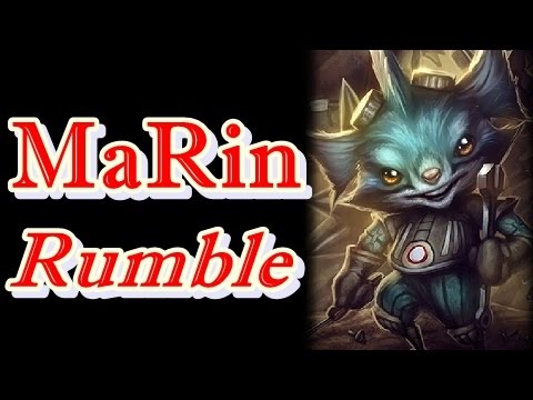 LOL Pro - KT T1 MaRin Rumble vs Maokai - Korea SoloQ