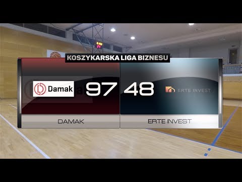 Damak vs ERTE Invest - II kolejka - I Liga Warszawa - Koszykarska Liga Biznesu