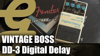 Video thumbnail for Vintage Boss DD-3 Digital Delay by Guitarsenal