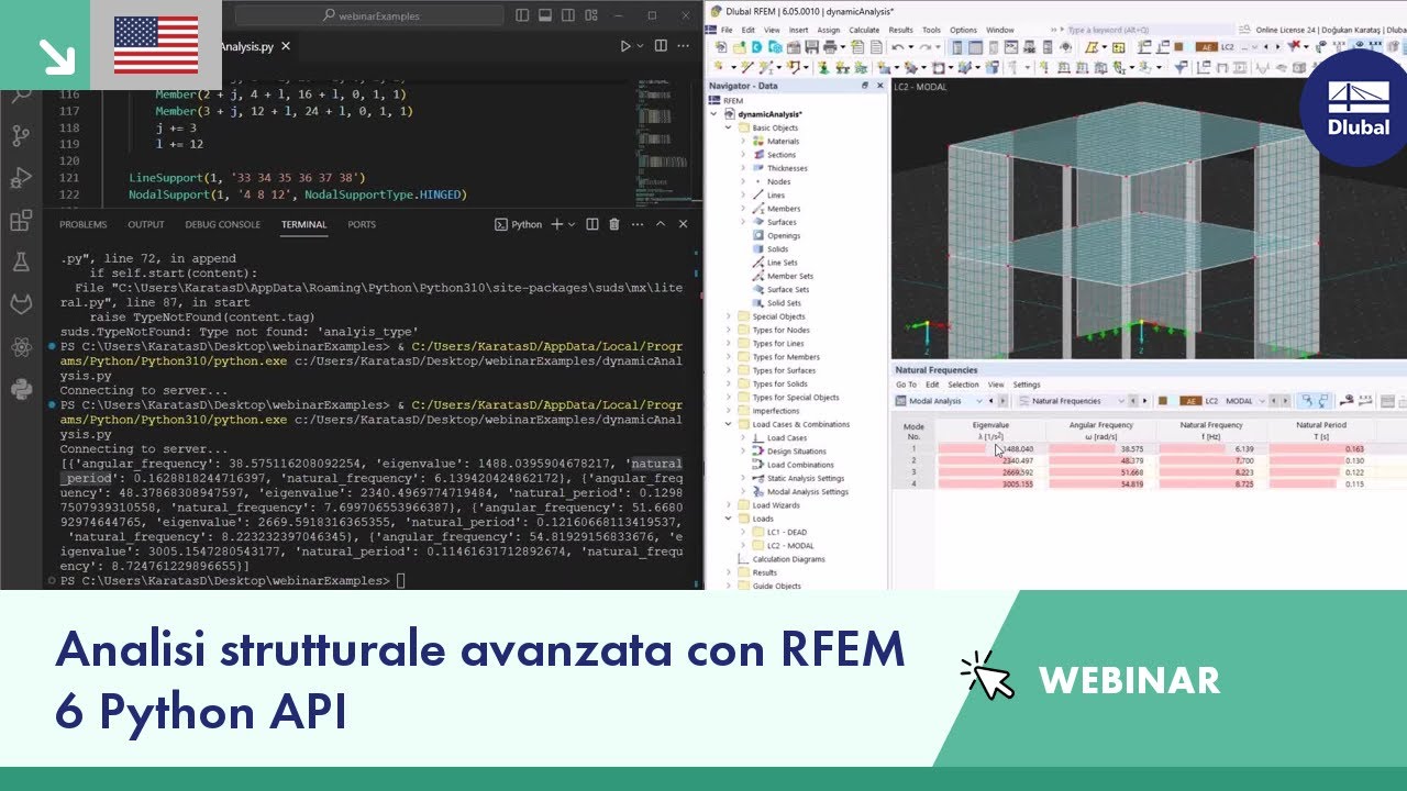 Webinar | Analisi strutturale avanzata con RFEM 6 Python API