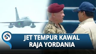 Penampakan Spektakuler F-16 TNI AU Kawal Kepulangan Raja Yordania Sahabat Dekat Prabowo