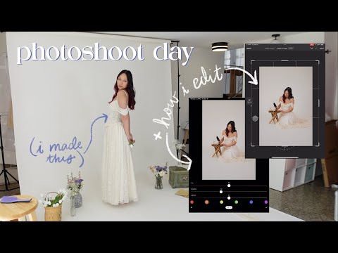 Behind the Scenes of our Sewing Photoshoot Day (+ How I Edit my Photos)