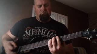 Morbid Angel - Caesar&#39;s Palace (guitar cover, rhythm guitar without solo)