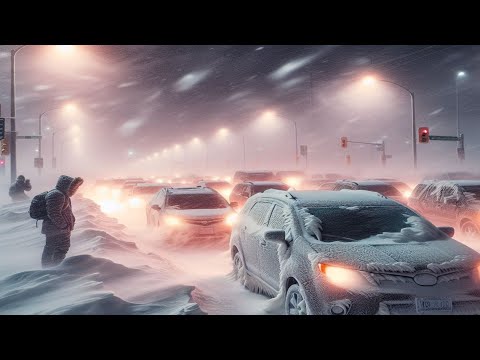 Extreme weather in Ontario, heavy snowfall and strong winds!