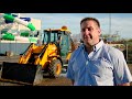 JCB 3CX Compact at work with Holiday Resort Unity