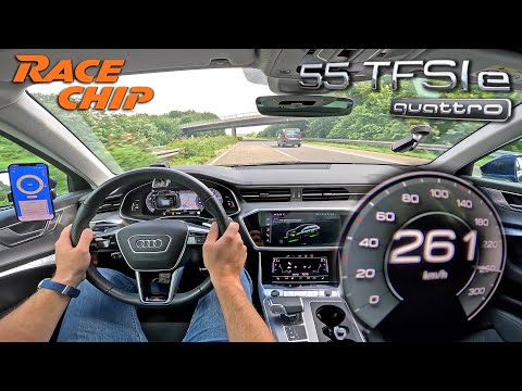 AUDI A6 55 TFSI e | STOCK vs @racechip | 0-100 100-200 & INSTALLATION