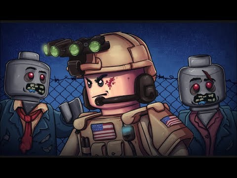 LEGO ZOMBIE APOCALYPSE! Navy Seals vs Zombies! lego film full episode 1.