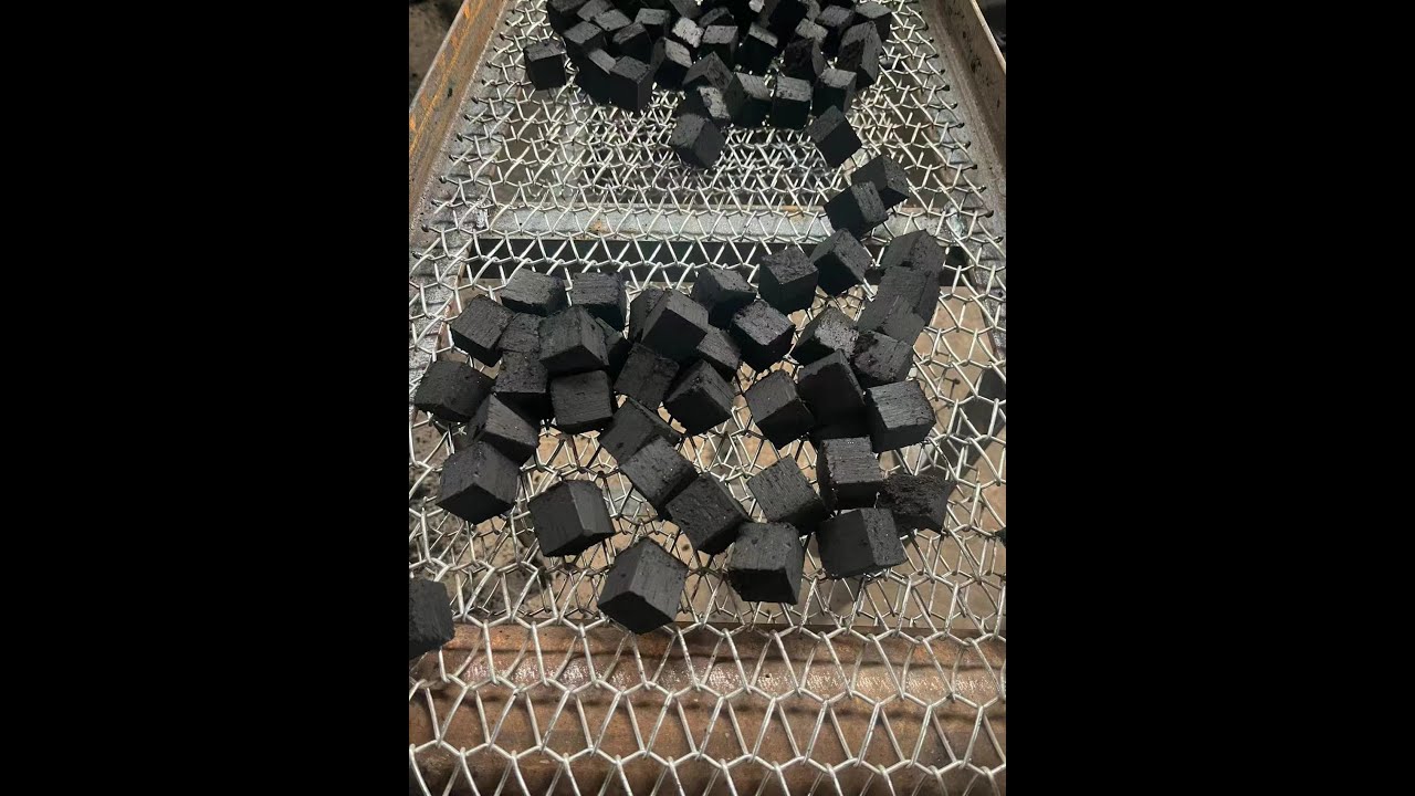 Automatic Cube charcoal Counting sorting and packaging machine