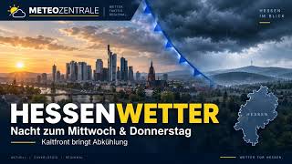Hessenwetter: Kaltfront bringt den Wetterwechsel – Donnerstag deutlich