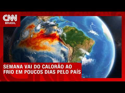 Super El Niño vai gerar onda de calor extrema nos próximos dias | CNN PRIME TIME