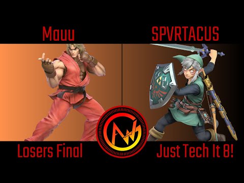 AWG Just Tech It 8 Losers Final - Mauu (Ken) Vs SPVRTACUS (Link) Smash Ultimate - SSBU
