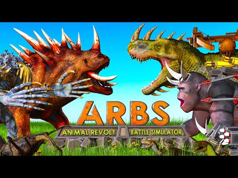 NEW Dinosaur Unit vs ACHILLES - AnimalRevolt Battle Simulator #arbs #trending