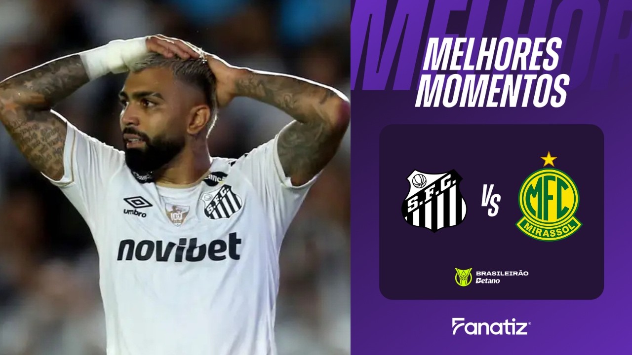 Santos 1 x 1 Mirassol | Melhores Momentos | #Brasileirão2026
