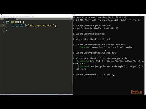 Mastering Rust–Build Robust Concurrent Fast Apps Introduction to Cargo | packtpub com
